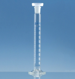 Slika Mixing cylinders, borosilicate glass 3.3, tall form, class A, blue graduated