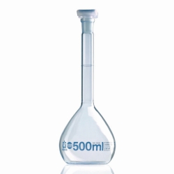 VOLUMETRIC FLASKS,CLASS A,WITH PP STOPPE