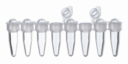 Slika LLG-PCR-Tubes, 8 Strips with attached individual caps, PP