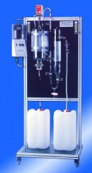 Laboratory purification plants to determine the biodegradability, according to DIN 38412