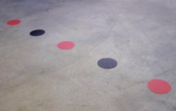 Floor markings DuraStripe<sup>&reg;</sup> Supreme V, Circles