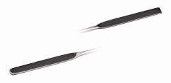 Micro double-ended spatulas, 18/10 steel