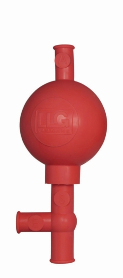 Slika LLG-Safety pipette bulb, rubber, red