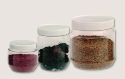 Slika Wide mouth jars, PET, with screw cap, PP