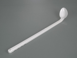 Slika Disposable spoons, curved, long handle, Bio, Green PE