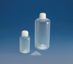 Narrow-mouth bottles with cap, PFA