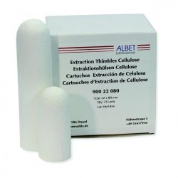 Slika Extraction Thimbles, cellulose