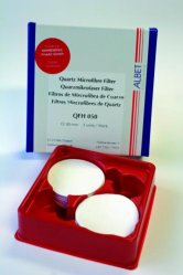 Qualitative Quartz microfibre filters, QFH, round filters