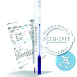Precision thermometer ACCU-SAFE, similar ASTM, stem type
