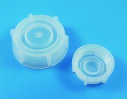 Caps for wide-mouth bottles, series 303, PE-LD
