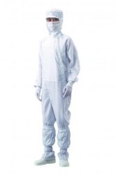 Overall for clean room ASPURE, lateral zip, polyester