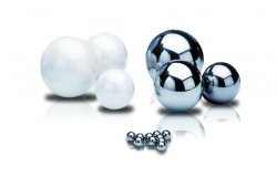 Slika Grinding balls, PTFE with steel core