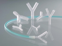 Slika Tubing connectors, Y-shape, PVDF