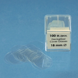 COVER SLIPS, 25 MM O, THICKNESS 1, ROUND