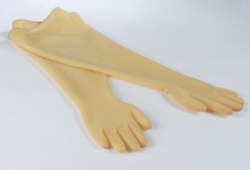Gloves for Glove boxes, natural rubber