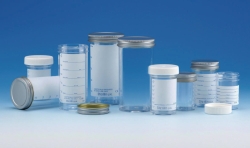 Sample container, Sterilin &trade;, PS, with screw cap