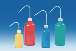 Slika Coloured wash-bottles, narrow-neck, LDPE