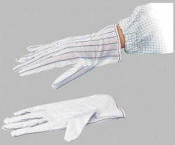 Slika Gloves ASPURE ESD, Anti-static, white, Nylon