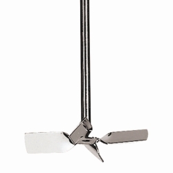 Slika Diagonal blade stirring rotors, 4-blade, stainless steel 1.4404