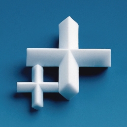 Magnetic stirring bars, PTFE, cross shape