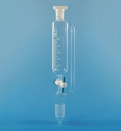 Slika Dropping funnels, cylindrical, with or without pressure equalizing tube, Borosilicate glass 3.3
