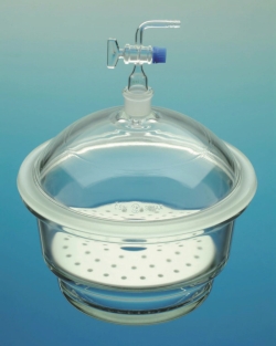Slika Vacuum-Desiccators, borosilicate glass 3.3 with tubes and stopcock 24/29