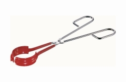 Flask tongs, stainless steel