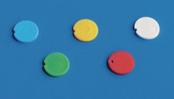 Slika Colored cap inserts, PP, for reaction tubes