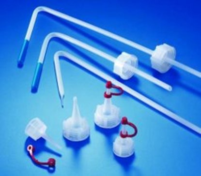 Slika Dropping caps with captive cap, for narrow-mouth bottles, series 301 / 302 / 310, LDPE