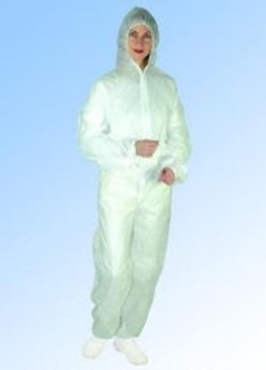 Slika Disposable Protective Suits with Hood, PP