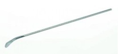 Slika Micro double spatulas, 18/10 steel, round, bent