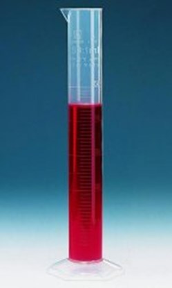 Slika Graduated cylinders, PP, tall form, class B, embossed scale