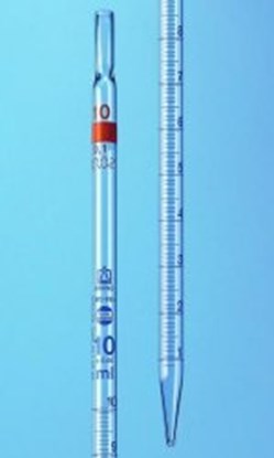Slika Graduated pipettes, total delivery, AR-glas<sup>&reg;</sup>, class AS, blue graduation, type 2