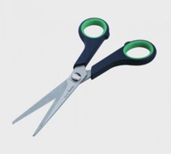 Universal scissors, stainless steel, Plastic handle