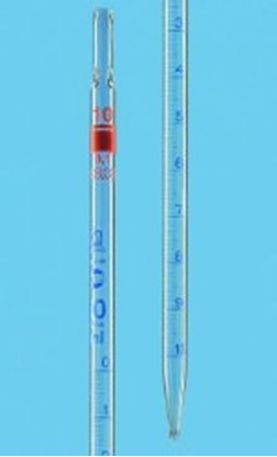 Slika Graduated pipettes, partial delivery, AR-glas<sup>&reg;</sup>, class AS, blue graduations, type 1