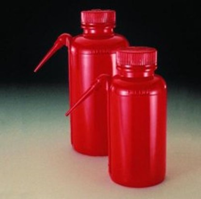 Slika SAFETY WASHING BOTTLES,PE-LD,RED,CAP 250