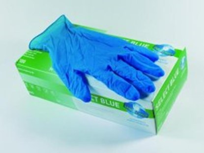 Slika Disposable Gloves Select Blue, Latex