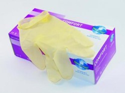Slika Disposable Gloves Comfort, Latex, Powder-Free