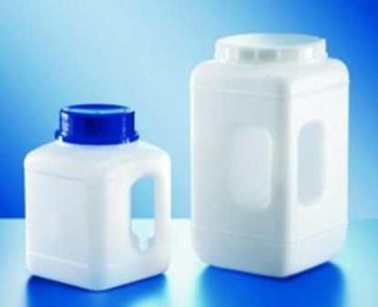 Slika Wide-mouth square bottles, 311 series, HDPE, without closure