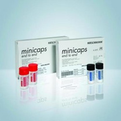 Slika Disposable micro capillary pipettes, DURAN<sup>&reg;</sup>, minicaps<sup>&reg;</sup> end-to-end, Na-hep