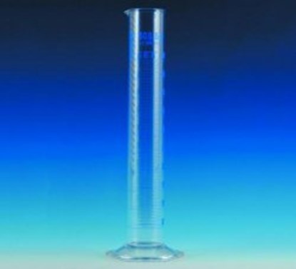 Slika Measuring cylinders, borosilicate glass 3.3, tall form, class A, blue graduated