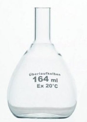 Slika Overflow-Volumetric flasks, Borosilicate glass 3.3