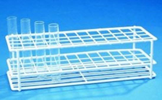 TEST TUBE STANDS,WIRE,NYLON-COATED,18X18