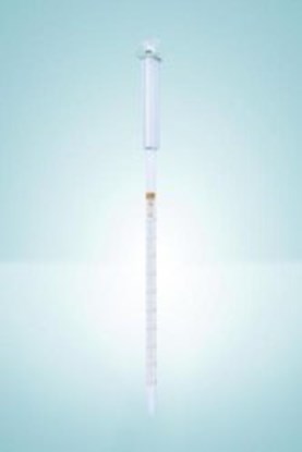 Slika Graduated pipettes with piston, Soda-lime glass, amber stain graduation