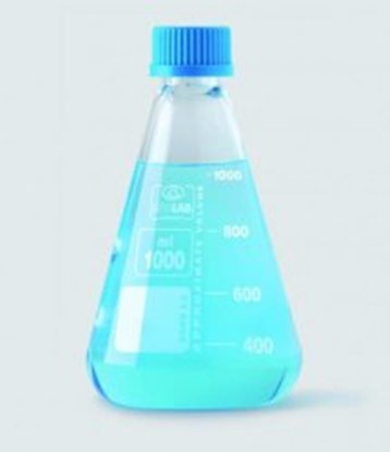 Slika Erlenmeyer flasks, borosilicate glass 3.3, with screw neck