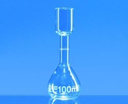Slika Volumetric flasks for sugar tests, Borosilicate glass 3.3, class B, white graduated