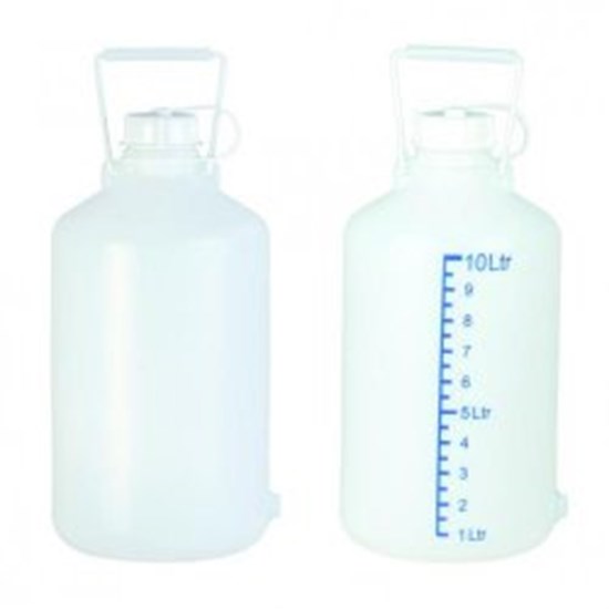 Aspirator bottles, HDPE, with scale