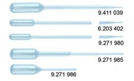 Pasteur pipettes, PE, capillary