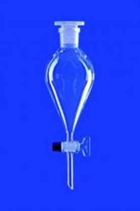 Slika Separating funnels, conical, with glass plug, borosilicate glass 3.3
