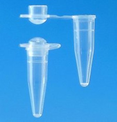Slika Single PCR tubes with attached caps, PP
